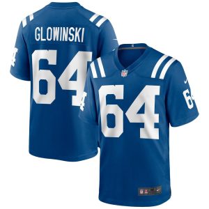 NFL Men's Indianapolis Colts Mark Glowinski Nike Royal Game Jersey