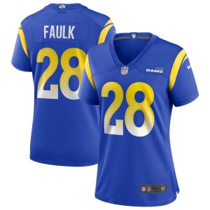 NFL Women's Los Angeles Rams Marshall Faulk Nike Royal Game Retired Player Jersey
