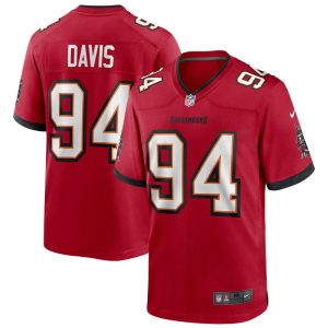 NFL Men's Tampa Bay Buccaneers Khalil Davis Nike Red Player Game Jersey
