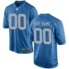 NFL Men's Detroit Lions Nike Blue Throwback Custom Game Jersey