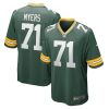 NFL Men's Green Bay Packers Josh Myers Nike Green Game Jersey