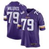 NFL Men's Minnesota Vikings Kenny Willekes Nike Purple Game Jersey
