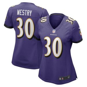 NFL Women's Baltimore Ravens Chris Westry Nike Purple Game Jersey