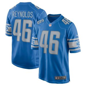 NFL Men's Detroit Lions Craig Reynolds Nike Blue Game Player Jersey