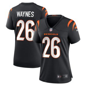 NFL Women's Cincinnati Bengals Trae Waynes Nike Black Game Jersey
