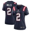 NFL Women's New England Patriots Jalen Mills Nike Navy Game Player Jersey