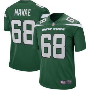 NFL Men's New York Jets Kevin Mawae Nike Gotham Green Game Retired Player Jersey