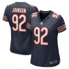 NFL Women's Chicago Bears Caleb Johnson Nike Navy Game Jersey