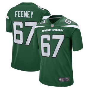 NFL Men's New York Jets Dan Feeney Nike Gotham Green Game Jersey
