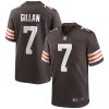 NFL Men's Cleveland Browns Jamie Gillan Nike Brown Game Jersey