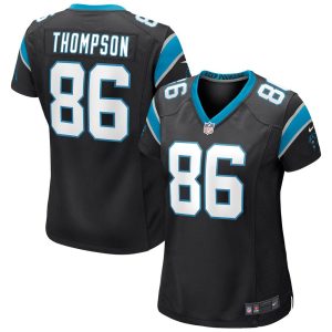 NFL Women's Carolina Panthers Colin Thompson Nike Black Game Jersey