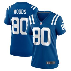 NFL Women's Indianapolis Colts Jelani Woods Nike Royal Player Game Jersey