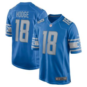 NFL Men's Detroit Lions KhaDarel Hodge Nike Blue Game Player Jersey