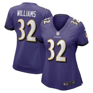 NFL Women's Baltimore Ravens Marcus Williams Nike Purple Game Jersey