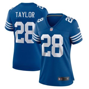 NFL Women's Indianapolis Colts Jonathan Taylor Nike Royal Game Player Jersey