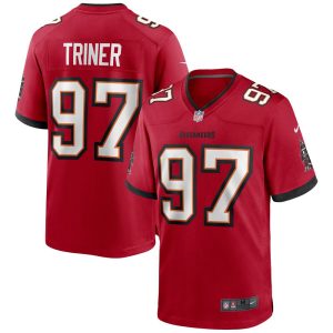 NFL Men's Tampa Bay Buccaneers Zach Triner Nike Red Game Jersey