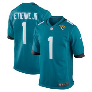 NFL Men's Jacksonville Jaguars Travis Etienne Nike Teal Game Jersey