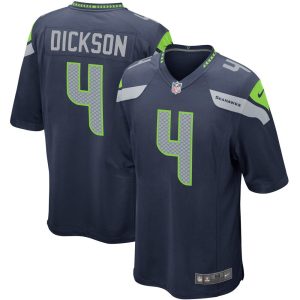 NFL Men's Seattle Seahawks Michael Dickson Nike College Navy Player Game Jersey