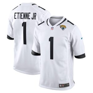 NFL Men's Jacksonville Jaguars Travis Etienne Jr. Nike White Game Player Jersey