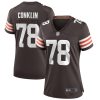 NFL Women's Cleveland Browns Jack Conklin Nike Brown Player Game Jersey
