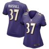 NFL Women's Baltimore Ravens Iman Marshall Nike Purple Game Jersey
