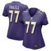 NFL Women's Baltimore Ravens Daniel Faalele Nike Purple Player Game Jersey
