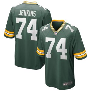 NFL Men's Green Bay Packers Elgton Jenkins Nike Green Game Jersey