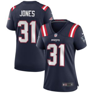 NFL Women's New England Patriots Jonathan Jones Nike Navy Game Jersey