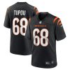 NFL Men's Cincinnati Bengals Josh Tupou Nike Black Game Player Jersey
