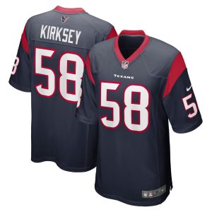 NFL Men's Houston Texans Christian Kirksey Nike Navy Game Jersey
