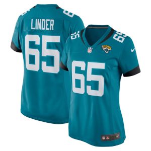 NFL Women's Jacksonville Jaguars Brandon Linder Nike Teal Nike Game Jersey