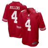 NFL Men's San Francisco 49ers Nick Mullens Nike Scarlet Game Player Jersey