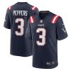 NFL Men's New England Patriots Jabrill Peppers Nike Navy Game Jersey
