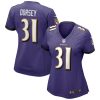 NFL Women's Baltimore Ravens Khalil Dorsey Nike Purple Game Jersey