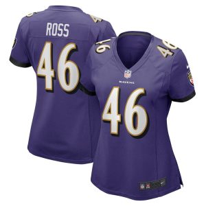 NFL Women's Baltimore Ravens Josh Ross Nike Purple Player Game Jersey