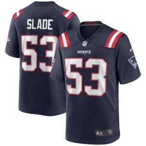 NFL Men's New England Patriots Chris Slade Nike Navy Game Retired Player Jersey