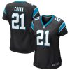 NFL Women's Carolina Panthers Jeremy Chinn Nike Black Game Jersey