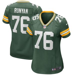 NFL Women's Green Bay Packers Jon Runyan Nike Green Game Jersey