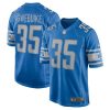 NFL Men's Detroit Lions Godwin Igwebuike Nike Blue Game Jersey
