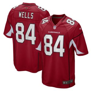 NFL Men's Arizona Cardinals David Wells Nike Cardinal Game Jersey