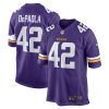 NFL Men's Minnesota Vikings Andrew DePaola Nike Purple Game Jersey
