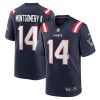 NFL Men's New England Patriots Ty Montgomery Nike Navy Game Jersey