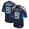 NFL Men's Tennessee Titans Racey McMath Nike Navy Game Jersey