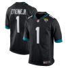 NFL Men's Jacksonville Jaguars Travis Etienne Nike Black Alternate 2021 NFL Draft First Round Pick Game Jersey