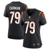 NFL Women's Cincinnati Bengals Jackson Carman Nike Black Game Jersey