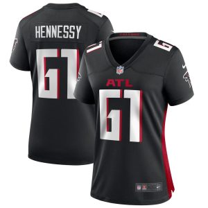 NFL Women's Atlanta Falcons Matt Hennessy Nike Black Game Jersey