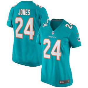 NFL Women's Miami Dolphins Byron Jones Nike Aqua Game Jersey