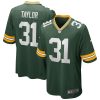 NFL Men's Green Bay Packers Jim Taylor Nike Green Game Retired Player Jersey
