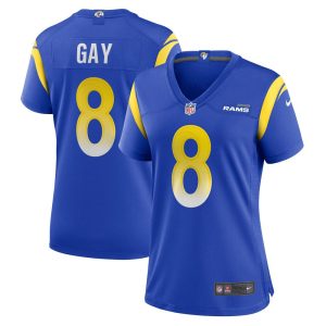 NFL Women's Los Angeles Rams Matt Gay Nike Royal Game Jersey