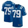 NFL Men's Indianapolis Colts Eric Fisher Nike Royal Game Player Jersey